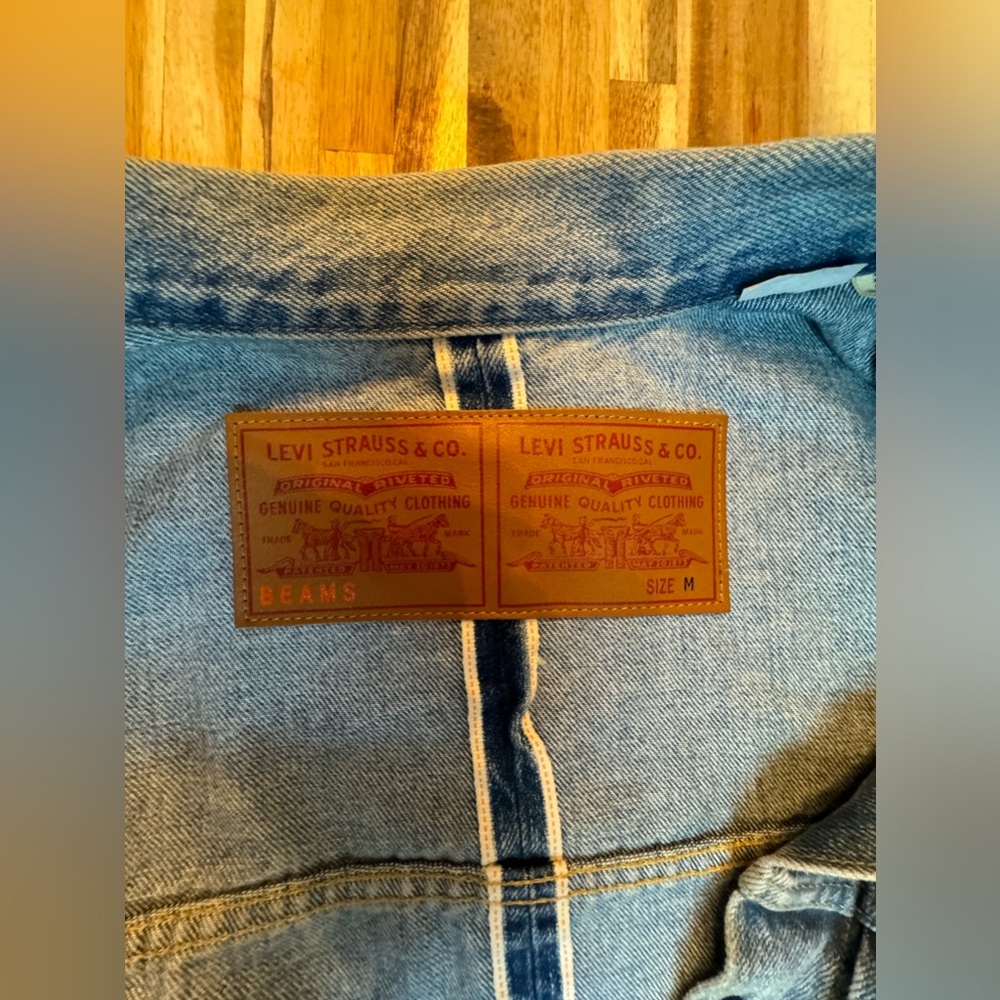 Levi's Light Wash Denim Shirt Jacket - Blue - Picture 4 of 5